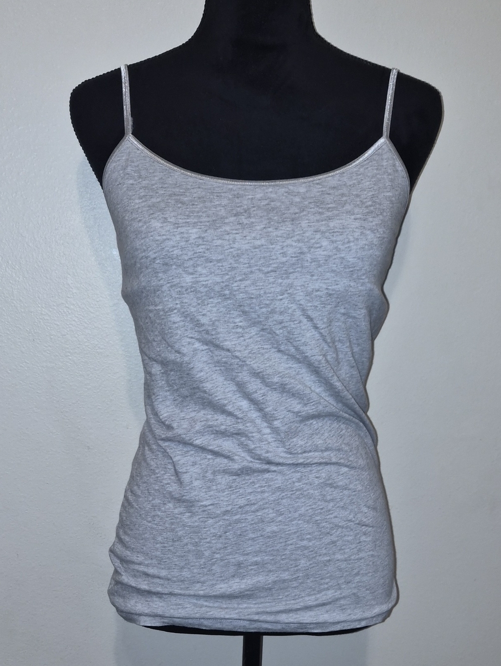 Classic Women's Gray Spaghetti Strap Tank Top